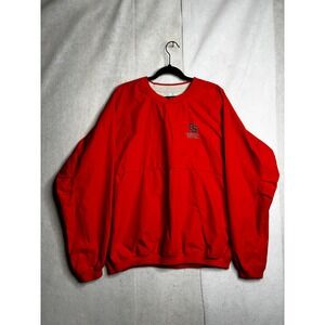 Antigua Oregon State Beavers Windshirt Mens Large Red V-Neck Pullover 515301